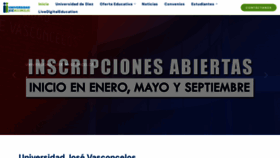 What Unijv.edu.mx website looked like in 2023 (This year)