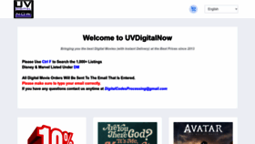What Uvdigitalnow.dpdcart.com website looked like in 2023 (This year)