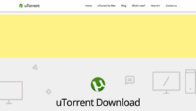 What Utorrent.download website looked like in 2023 (This year)