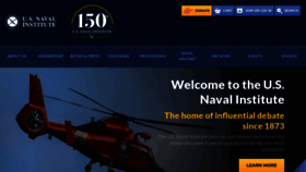 What Usni.org website looked like in 2023 (This year)