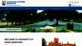 What Usindh.edu.pk website looked like in 2023 (This year)