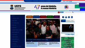 What Uefs.br website looked like in 2023 (This year)