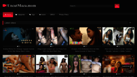 What Uncutmaza.mom website looked like in 2023 (1 year ago)