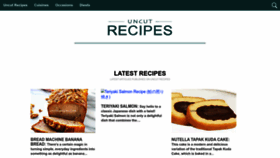 What Uncutrecipes.com website looked like in 2023 (This year)