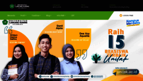 What Unilak.ac.id website looked like in 2023 (This year)