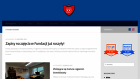 What Uczen21wieku.org website looked like in 2023 (1 year ago)