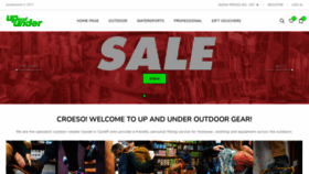 What Upandunder.co.uk website looked like in 2023 (2 years ago)