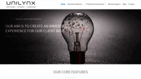 What Unilynx.co.za website looked like in 2023 (This year)