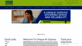 What Uniqueairexpress.com website looked like in 2023 (This year)