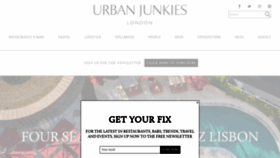 What Urbanjunkies.com website looked like in 2023 (This year)