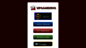 What Upgameking.com website looked like in 2023 (This year)