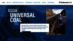 What Universalcoal.com website looked like in 2023 (This year)