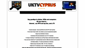 What Uktvcyprus.co.uk website looked like in 2023 (This year)