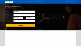 What Usedcarsouthafrica.com website looked like in 2023 (This year)