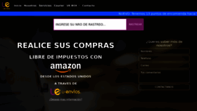 What U-envios.com website looks like in 2024 