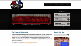 What Usa-karate.net website looks like in 2024 