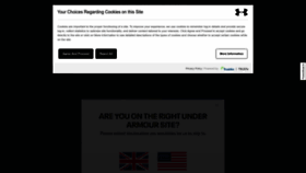 What Underarmour.co.uk website looks like in 2024 