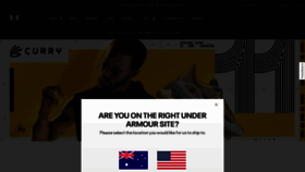 What Underarmour.com.au website looks like in 2024 