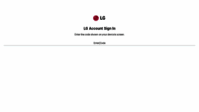 What Us.lgtvlink.com website looks like in 2024 