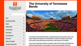 What Utbands.com website looks like in 2024 