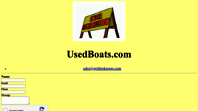 What Usedboats.com website looks like in 2024 