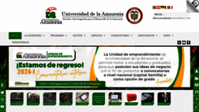What Uniamazonia.edu.co website looks like in 2024 