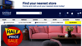 What Unitedcarpetsandbeds.com website looked like in 2024 (1 year ago)