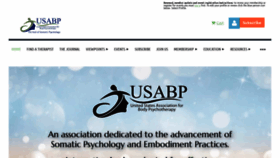 What Usabp.org website looks like in 2024 