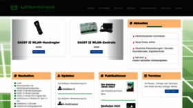 What Uhlenbrock.de website looked like in 2024 (2 years ago)