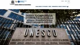 What Unescosost.org website looks like in 2024 