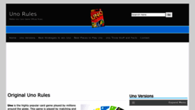 What Unorules.com website looks like in 2024 