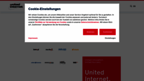 What United-internet.de website looks like in 2024 
