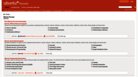 What Ubuntuforums.org website looks like in 2024 