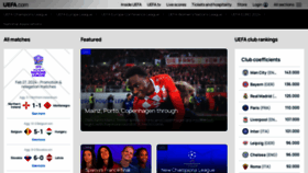 What Uefa.com website looks like in 2024 