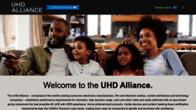 What Uhdalliance.org website looks like in 2024 