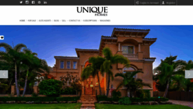 What Uniquehomes.com website looks like in 2024 