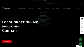 What Unisaw.ru website looks like in 2024 