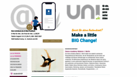 What Uni.de website looks like in 2024 