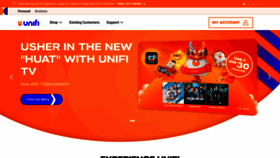 What Unifi.com.my website looks like in 2024 