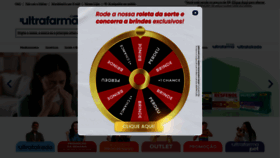 What Ultrafarma.com.br website looked like in 2024 (1 year ago)