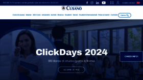 What Unicusano.it website looks like in 2024 