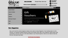 What Uniquemagazines.co.uk website looks like in 2024 