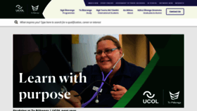 What Ucol.ac.nz website looks like in 2024 