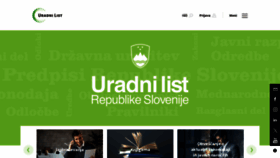 What Uradni-list.si website looks like in 2024 