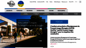 What Univ-montp3.fr website looks like in 2024 