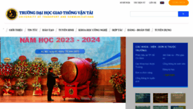What Utc.edu.vn website looks like in 2024 