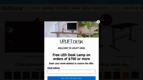 What Upliftdesk.com website looks like in 2024 