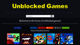 What Unblockeds-games.com website looks like in 2024 