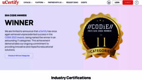 What Ucertify.com website looks like in 2024 