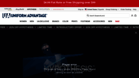 What Uniformadvantage.com website looks like in 2024 